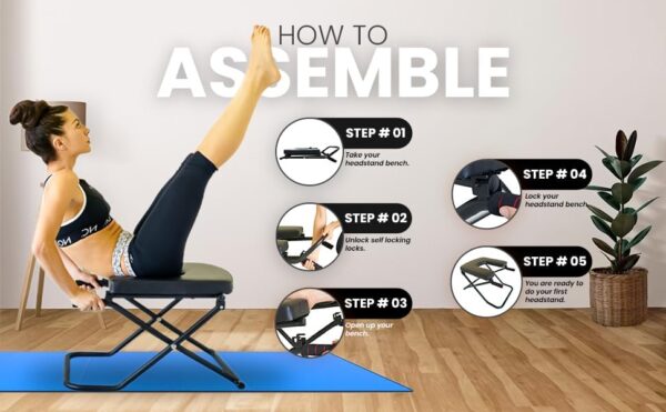 Premium Yoga Inversion Bench - Image 2