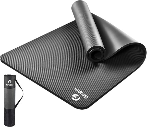 Extra Thick Non-Slip Yoga Mat with Carrying Strap