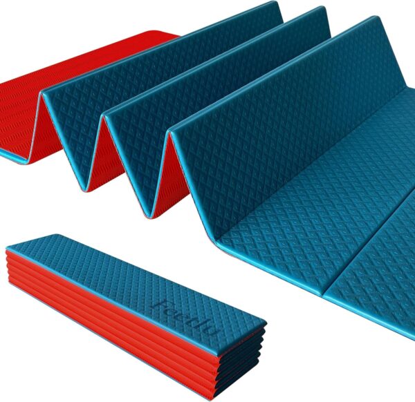 Foldable Yoga Mat – 1/4" & 5/16" Thick, Anti-Slip