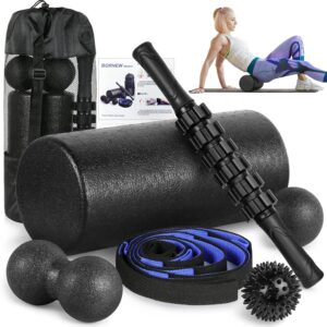 Foam Roller Set – Muscle Stick, Fasciitis Ball